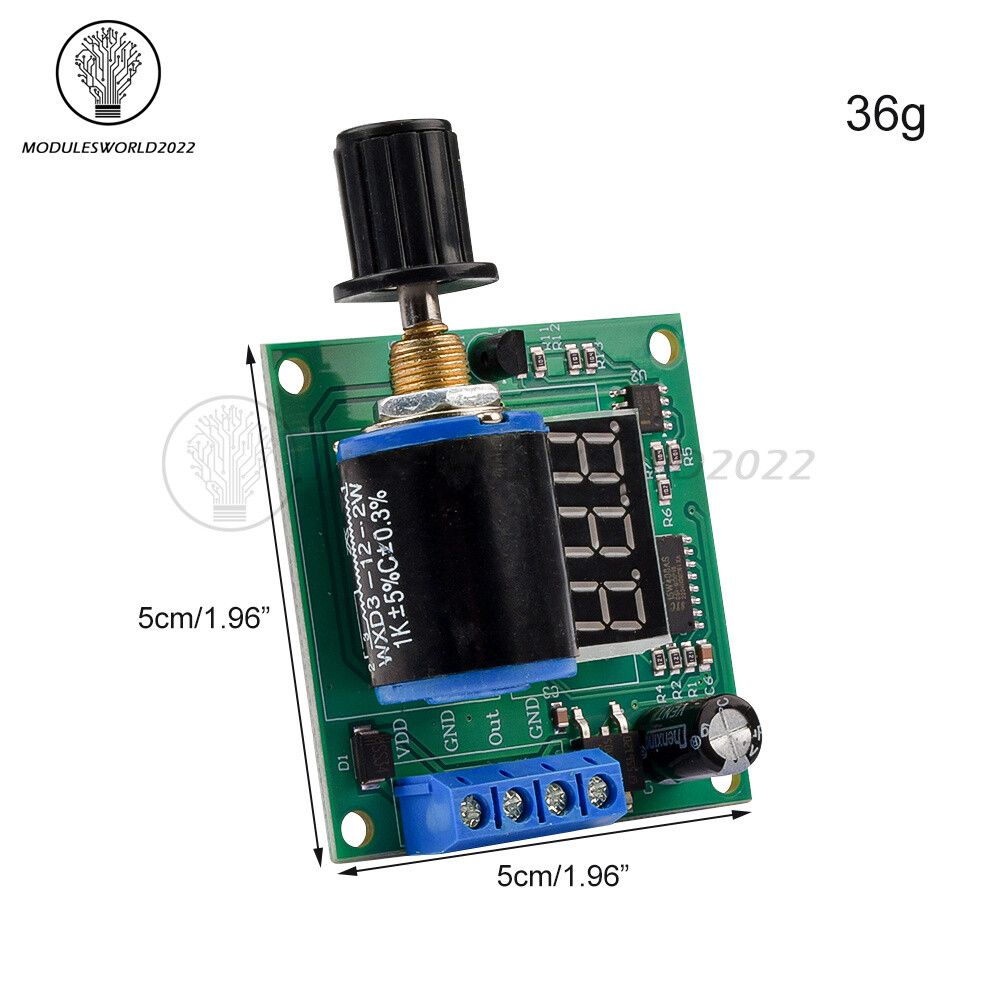 Adjustable Digital Current Signal Generator Module Board DC 0.1mA/4-20mA