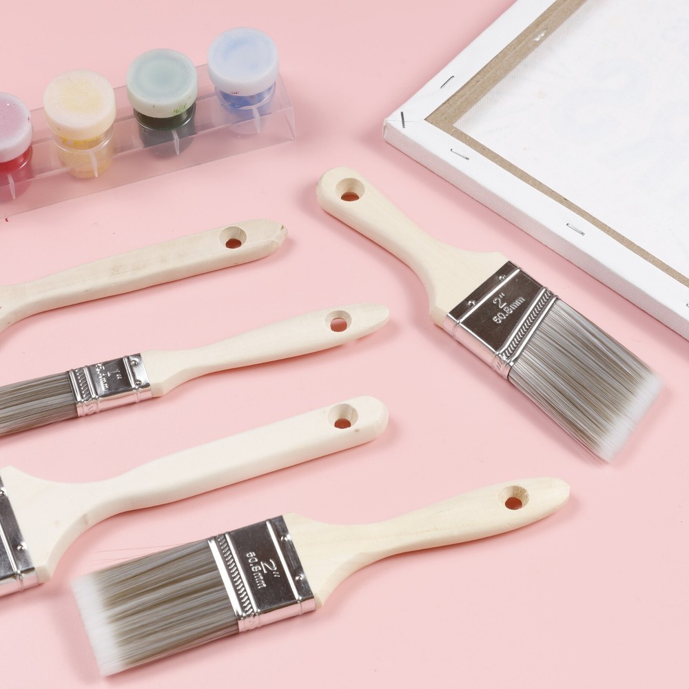 Incraftables Assorted Chalk Paint Brush Set (5pcs). Best Chalk Paint Brushes