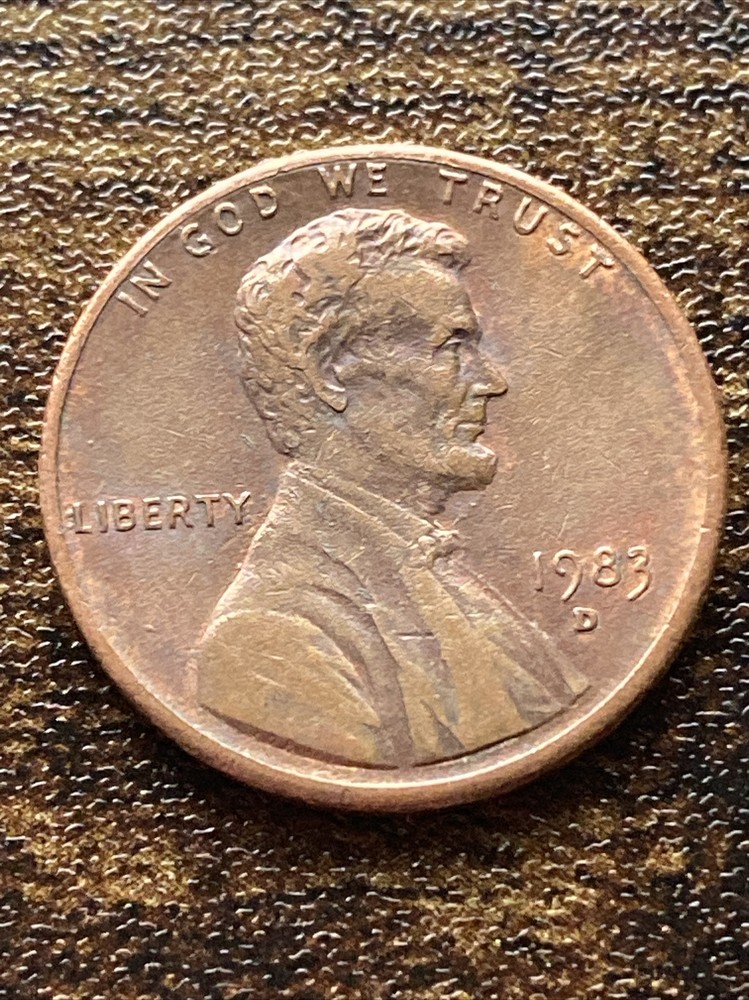 1983 D Lincoln Cent Penny Actual Coin TK3286*