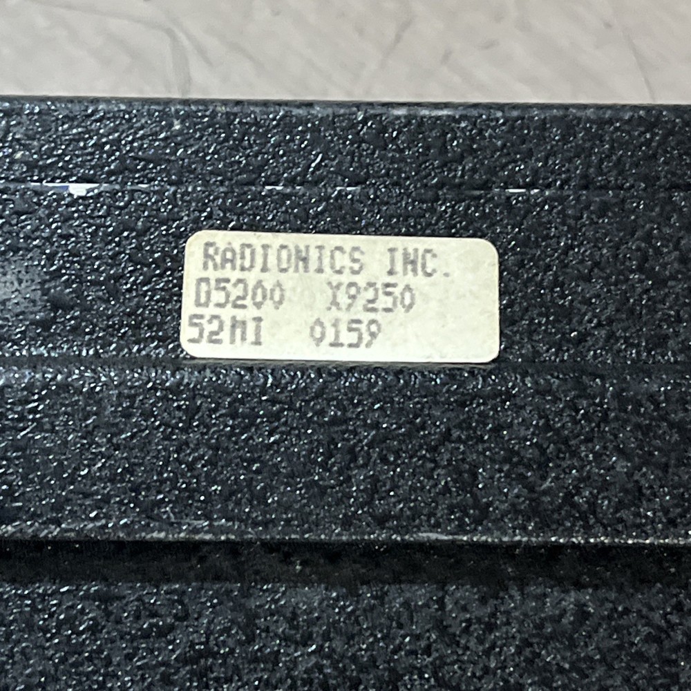 BOSCH RADIONICS D5200 ALARM PROGRAMMER