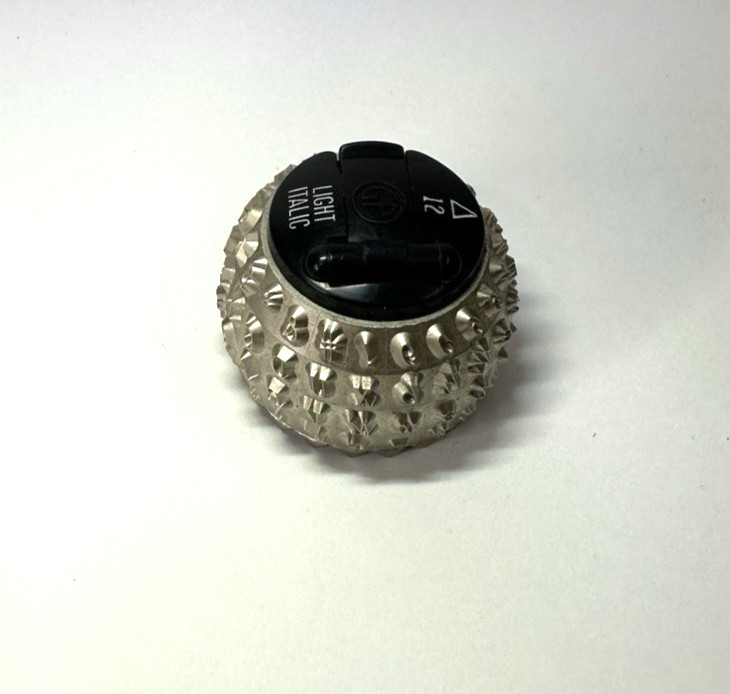 IBM Selectric Typewriter GP Typeball Light Italic Font 12 Golf Ball Element