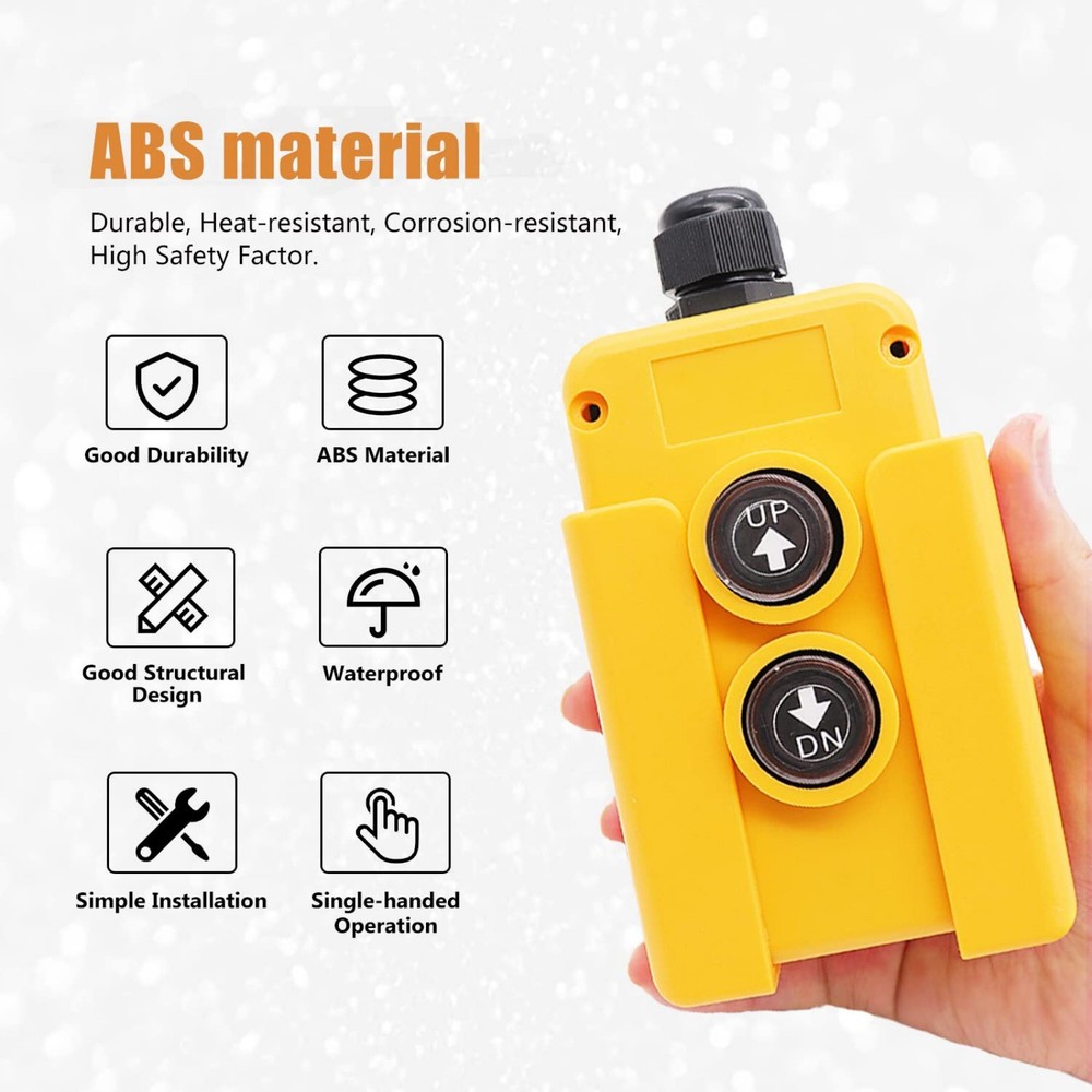 Remote Switch for Dump Trailer 12V DC Hydraulic Controller Up Down Operation