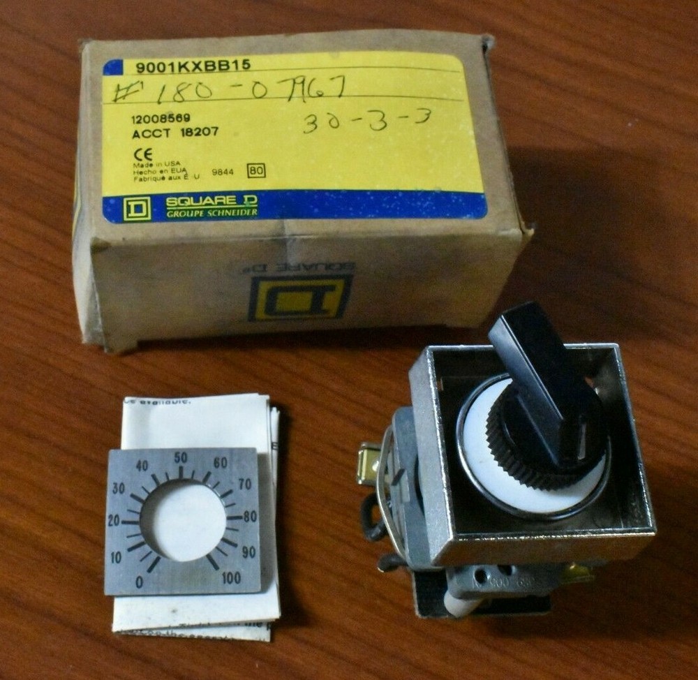 Square D 9001KXBB15 Switch NOS