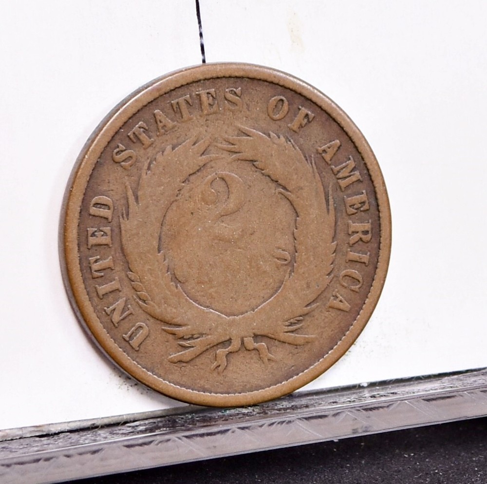 1865 Two Cent Piece - Good (#57185-L)