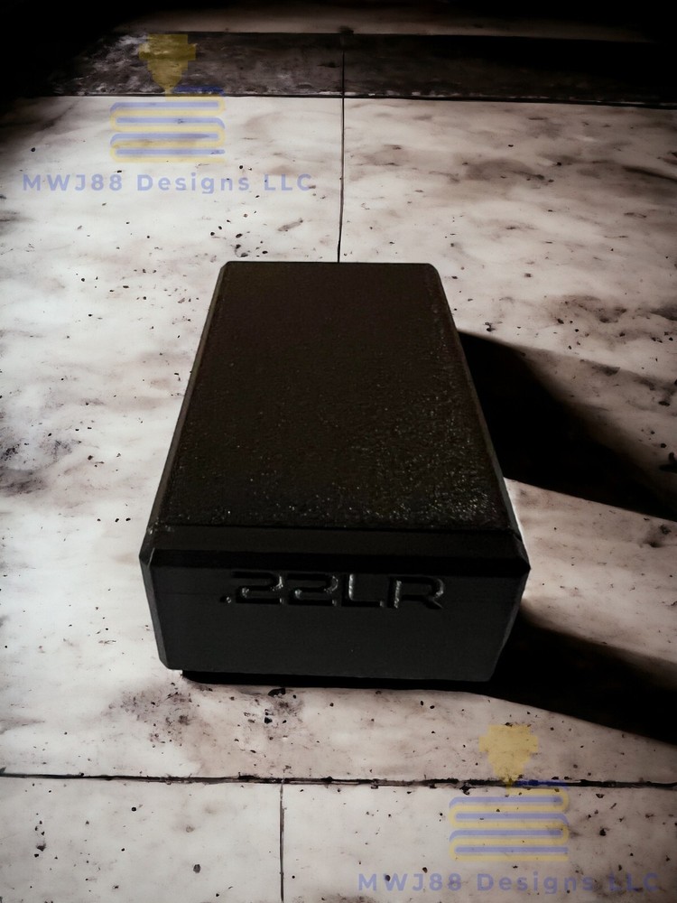 Sliding .22lr Ammo Storage Box Case - 50rd Round - Multiple Colors Available!