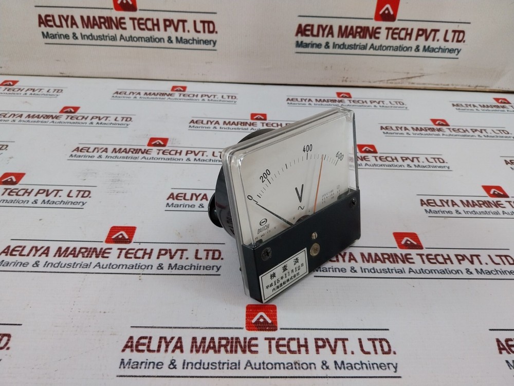 Daiichi JIS C 1102 Voltmeter 0-600 V
