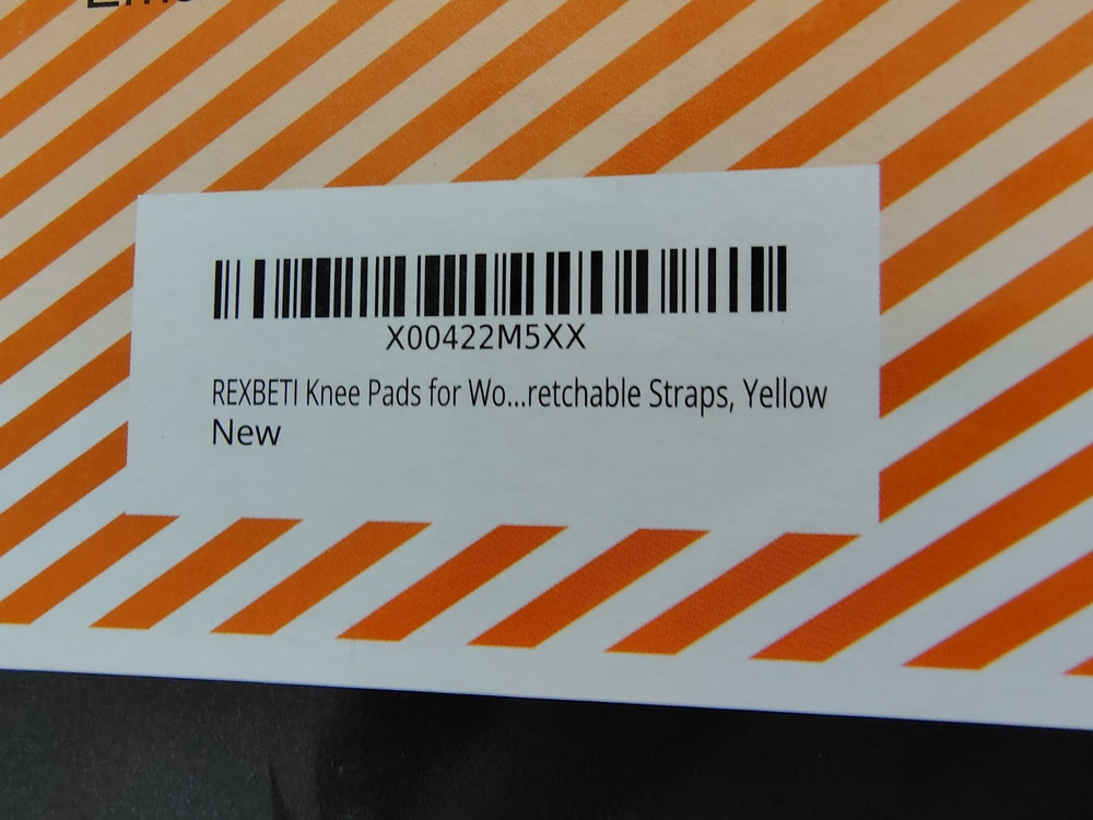 REXBETI Knee Pads for Work, Construction, Original, Yellow