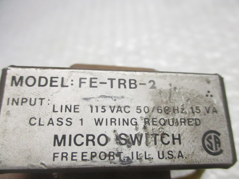 MICROSWITCH FE-TRB-2 TRANSFORMER UNMP
