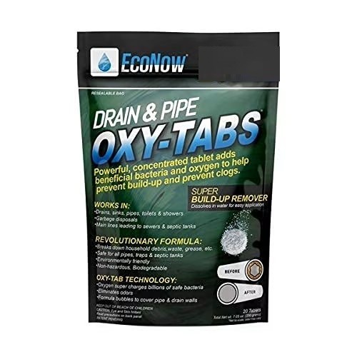 Oxy-Tabs Septic & Drain Treatment – Helps Prevent Clogs, Rid-X Alternative