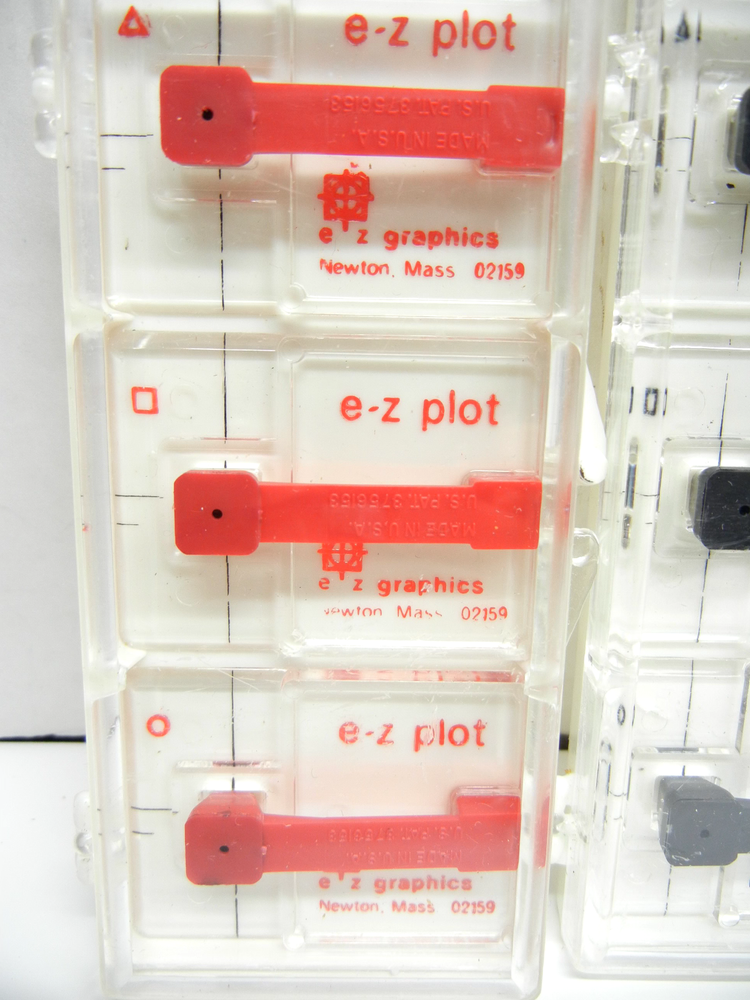 E-z Plot EZ Graphics Newton Mass Graphic Tool Mapmaking Drafting RED/BLACK