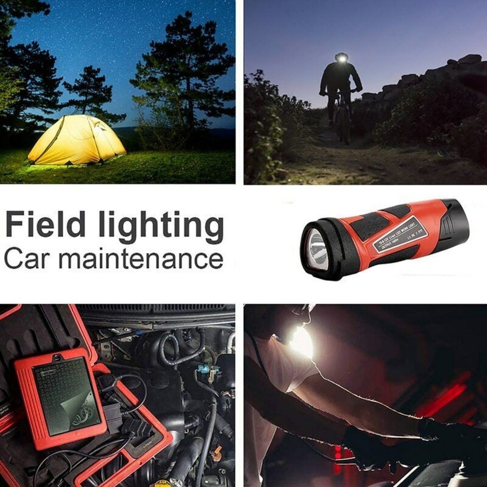 Portable LED Work Light For Milwaukee 12V Li-Ion Battery Work Light Flashlight