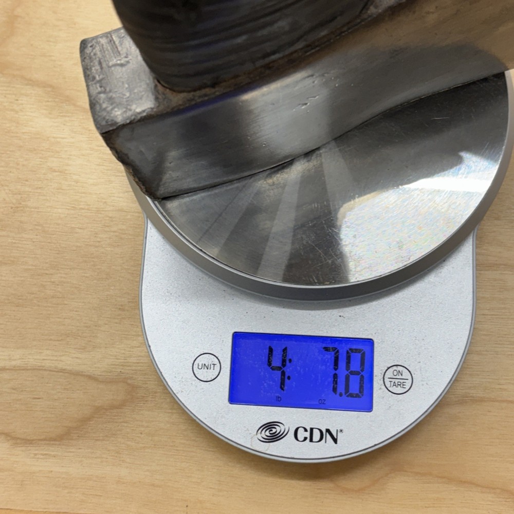 Vintage Unmarked Axe 36” Handle 4.5” Edge Wood Handle