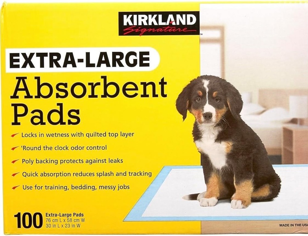 Kirkland Signature Absorbent Multipurpose Pads - 100 Count