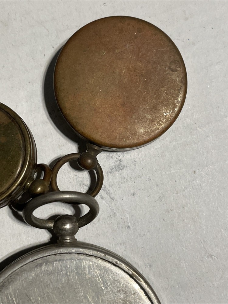 3 Mixed Vintage Compass Brass Made In Germany