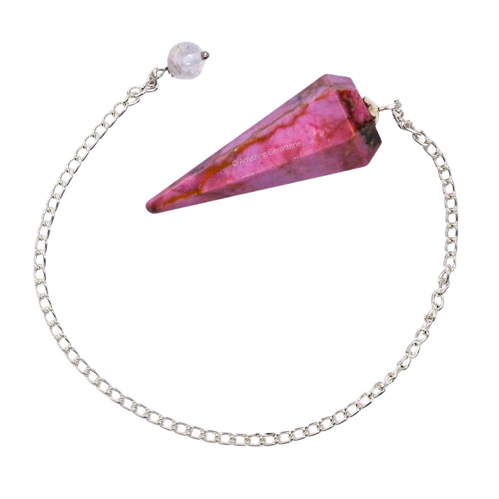 Cobalt Calcite Dowsing Crystal Pendulum