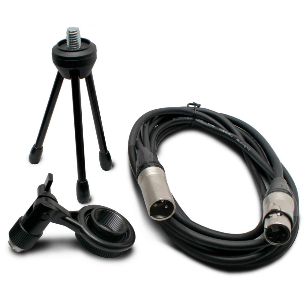 Vault VCM Studio Microphone with Tripod, XLR Cable, and Shock Mount