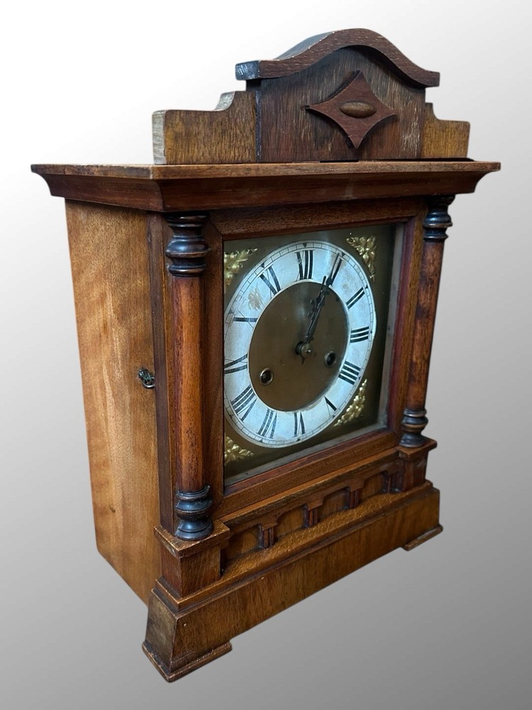 Antique German HAC Hammer Strike Bracket Clock