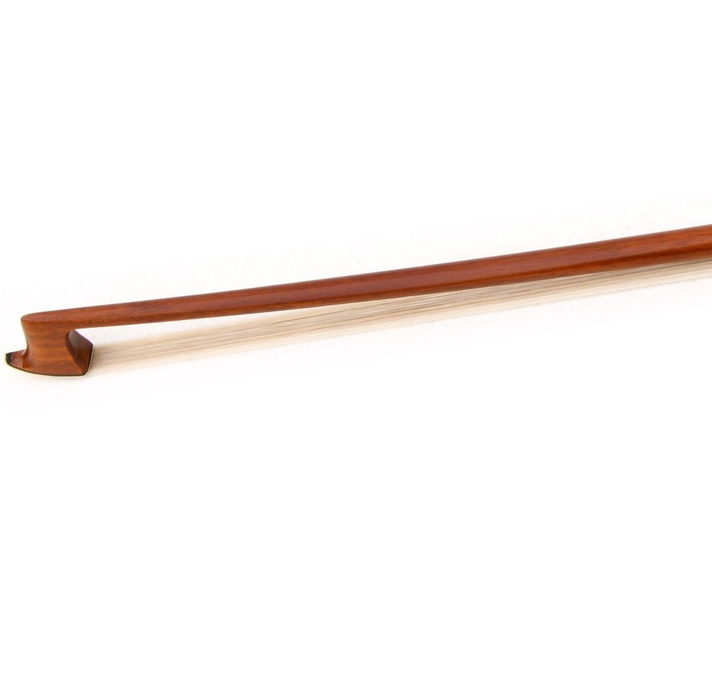 Master Pernambuco Violin Bow 4/4 D.PECCATTE Copy Ebony Shield Frog Silver Stiff