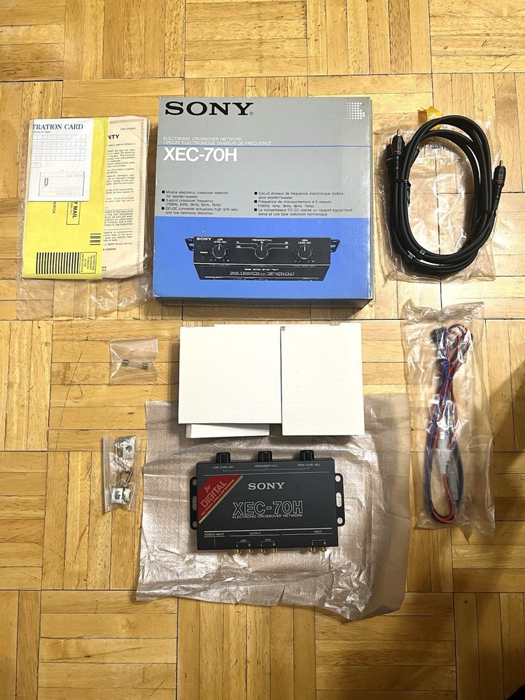 Old School Sony Equalizer car audio