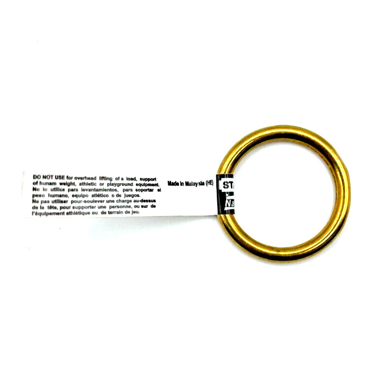 1" Solid Brass Ring - National Hardware N258-707 - Saddler, Harness Maker