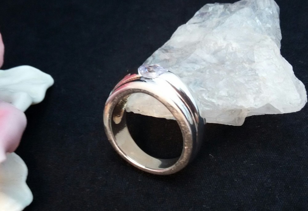 Ring Silver 925 with Amethyst Size 51 (16.2 mm Ø)