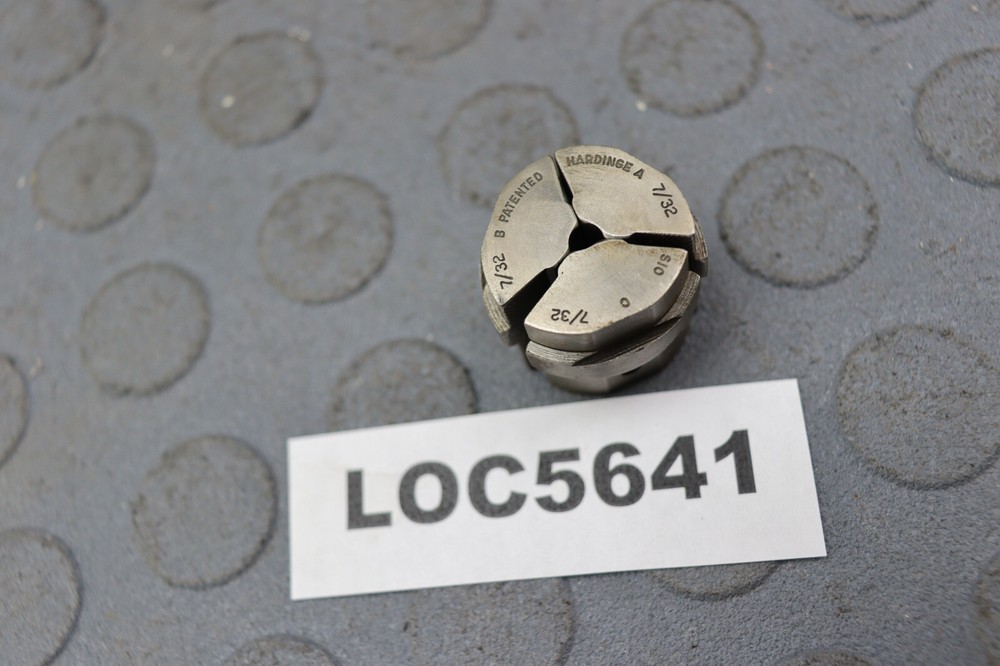 HARDINGE ( 7/32'' ) S-10 COLLET PADS SMOOTH  LOC5641