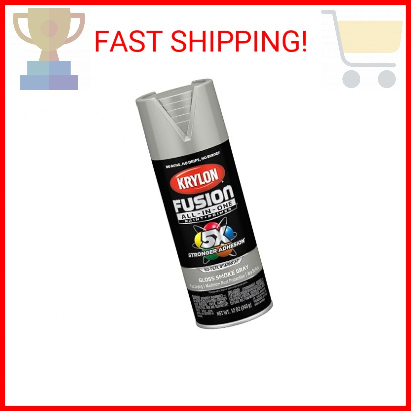 Multi-Surface Adhesive Spray Paint, Indoor/Outdoor Use, 12 oz