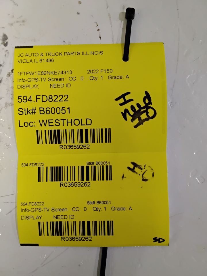2021-2025 Ford F150 Front Dash 12.00" Touch Screen Display
