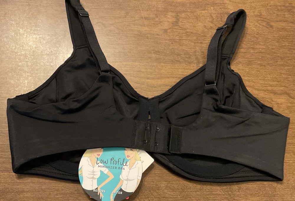 SPANX Low Profile Minimizer Unlined Full Coverage 30035R Black 34D NWT