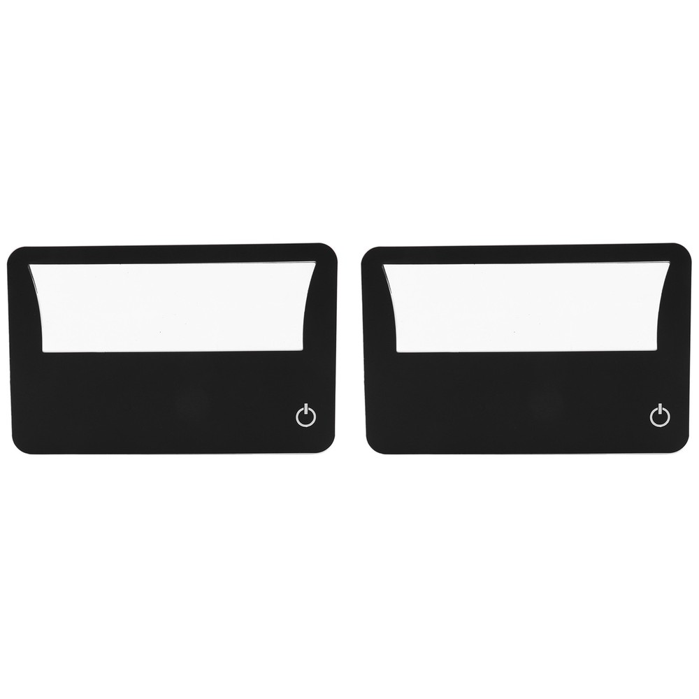 Credit Card Size Lighted 3X Magnifier Bundle Includes 2 Magnifiers, Each1811
