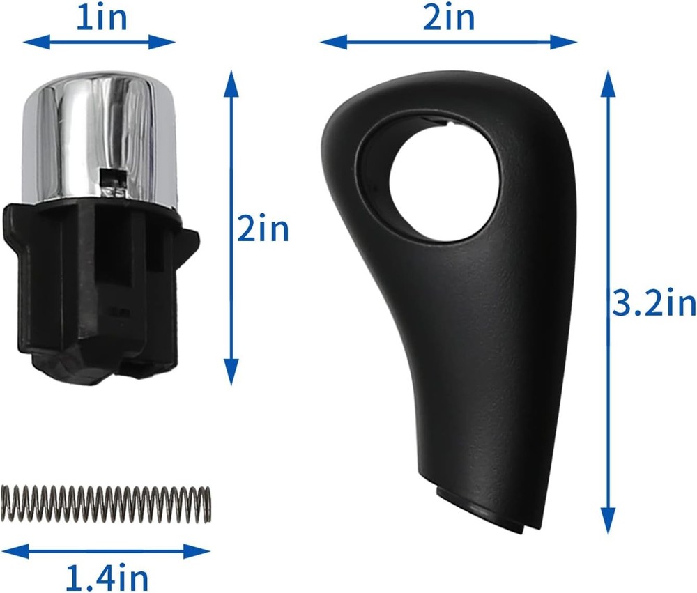 Shift Button Knob Shift Knob Side Plate Repair Kit Replacement for 2003-2005 Acc