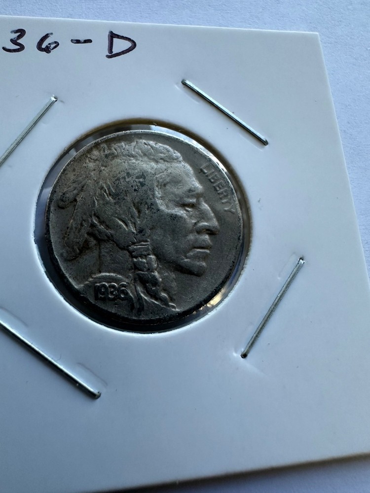 1936-P,D,S Buffalo Nickel 3 Coin Set