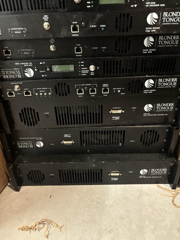 Blonder Tongue Laboratories QAM Encoder , HDE-ASI, HD ENCODER - EQUIPMENT LOT !!