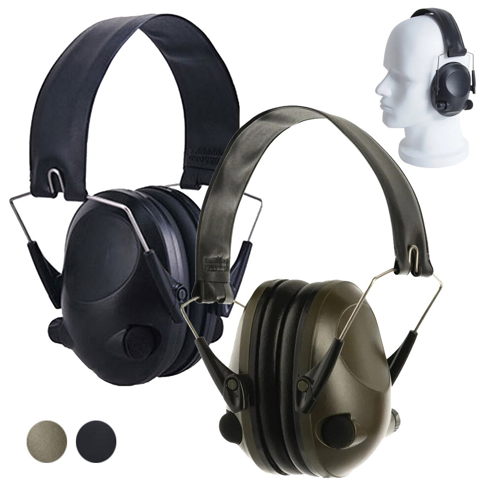 Foldable Electronic Ear Muffs Noise Blocking Shooting Hearing Safety Protector