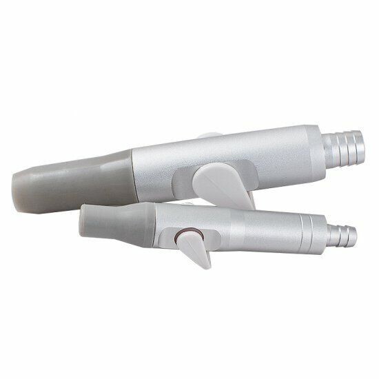 5 Set Dental Oral Saliva Ejector Suction Valve Strong&Short Weak Tip Adaptor