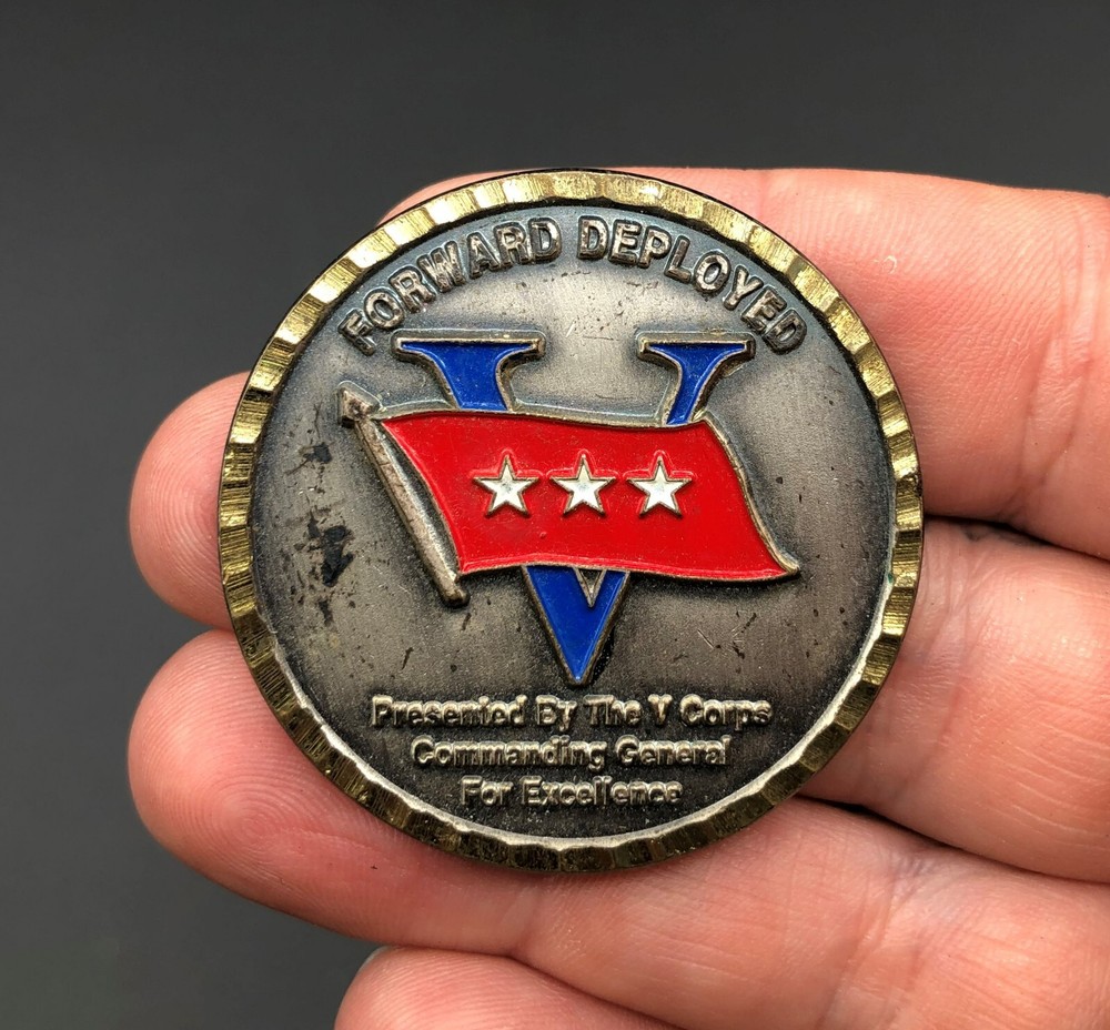 US Army Victory Corps Forward Deployed Commander Challenge Coin Challenge Token