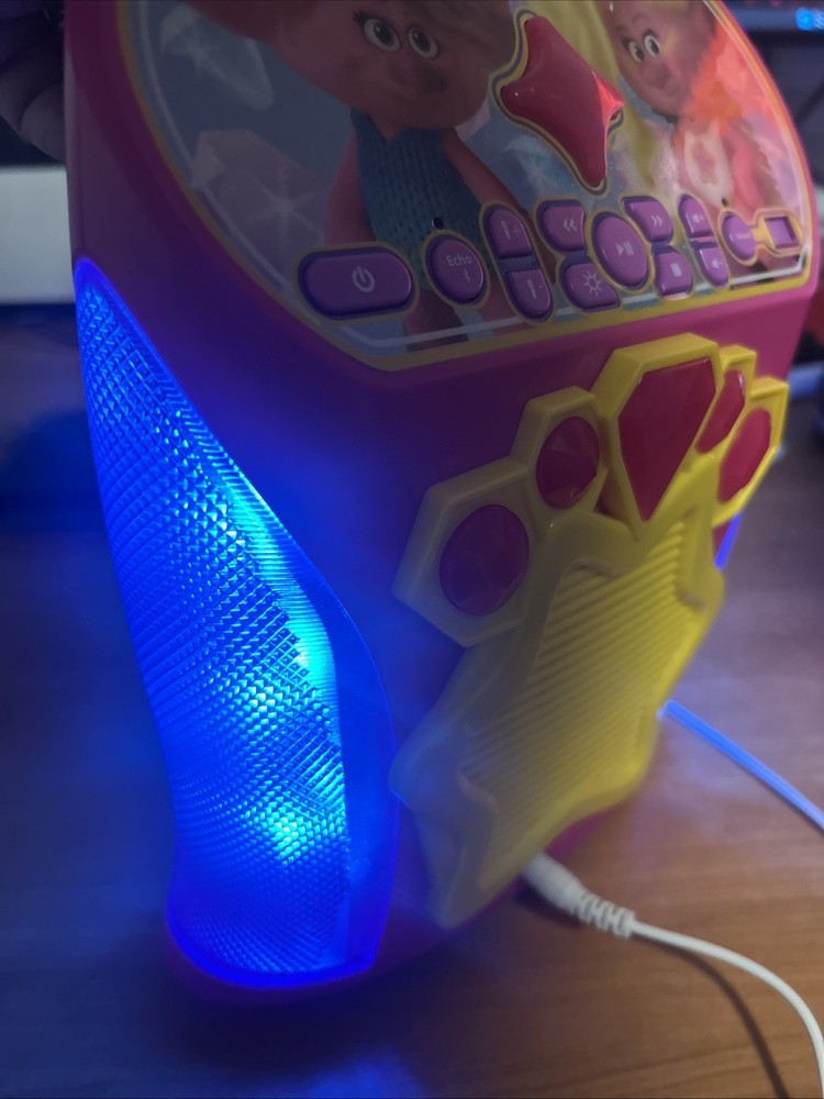 Trolls Band Together, Karaoke, Bluetooth Speaker Machine With Microphone! Tested