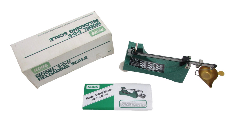 VINTAGE RCBS RELOADING SCALE 5.0.5 w/ ORIGINAL BOX