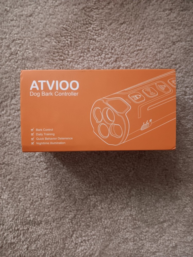 ATVIOO Dog Bark Controller Anti-Barking Device with Nighttime Illumination