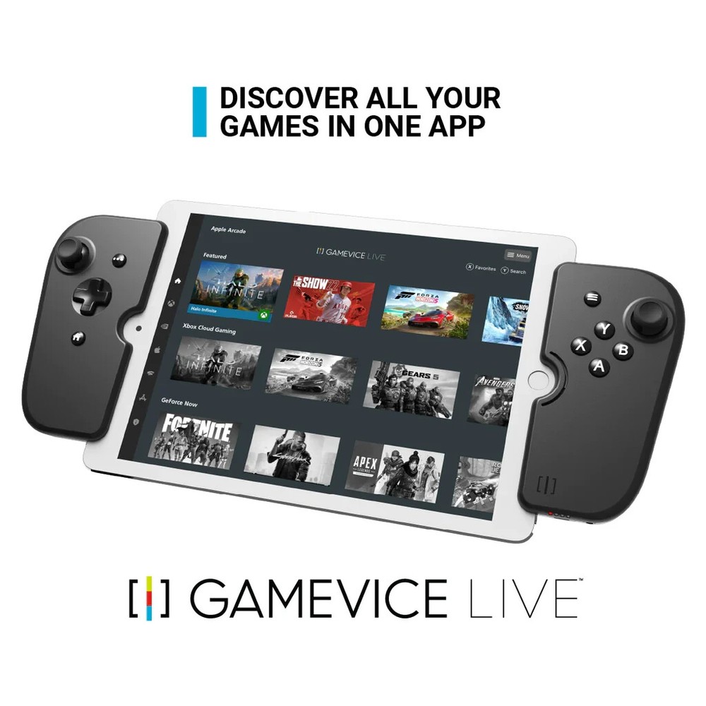 GAMEVICE GV153 Mobile Console Gaming for iPad (5th - 9th Gen)