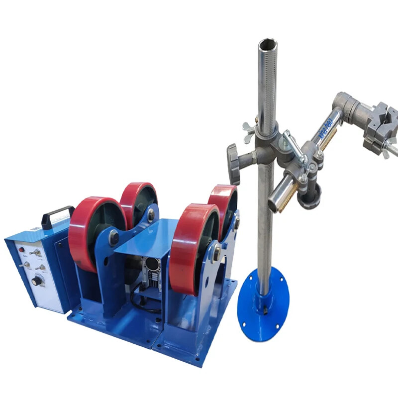 Welding Rotator Turning Rolls Load Bearing 1000KG Adjustable Torch Stand