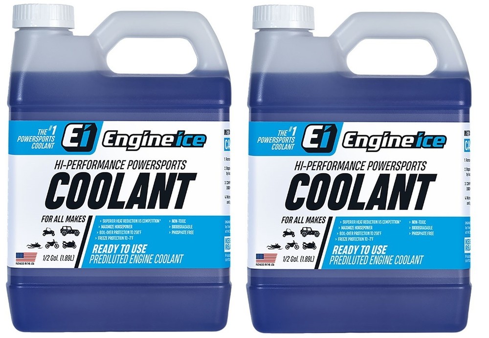 Engine Ice 10850-Hi-Performance Motorcycle Coolant + Antifreeze (2ea)64 oz.