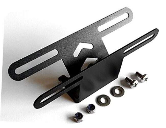 Universal Motorcycle Flip Plate - Hinged Licence Plate Holder