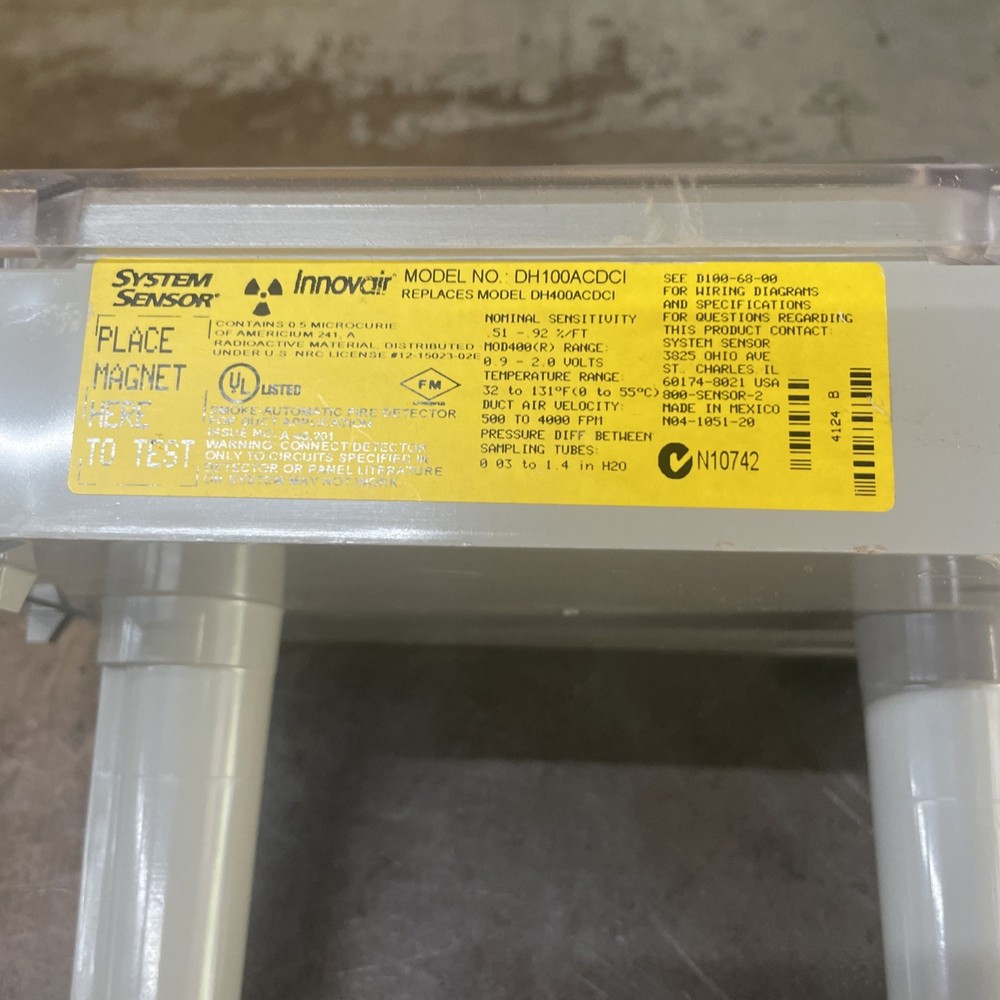 Innovair System Sensor Model DH100ACDCI