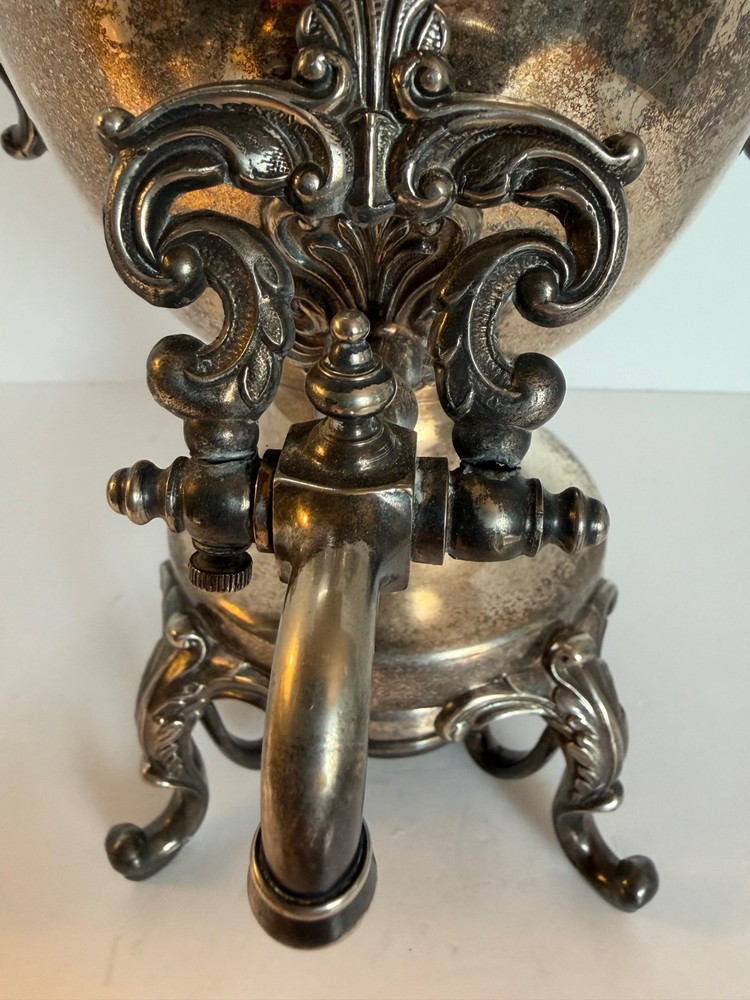 Sheridan Silver Company Silver on Copper Beverage Urn