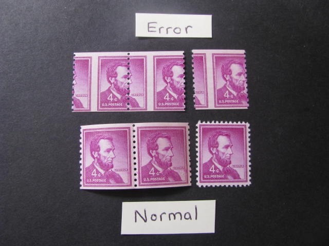 US Stamp Scott # 1058 ? Misperf. Error..Free International Shipping!