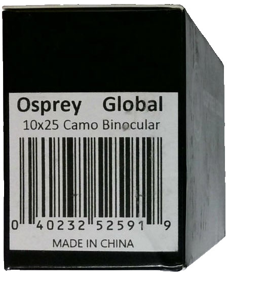 Osprey Global 10x25 Camo Binocular