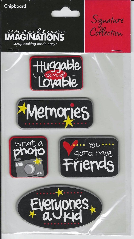 Creative Imaginations Scrapbook Chipboard Magic Disney Vacation