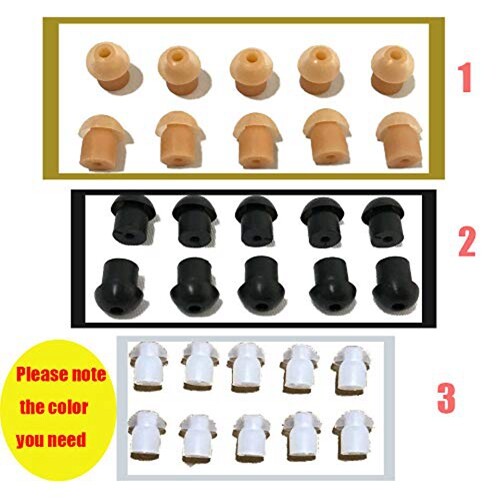 10xMulticolor Replacement Earbud Earplug for Radio Earpiece Earphone