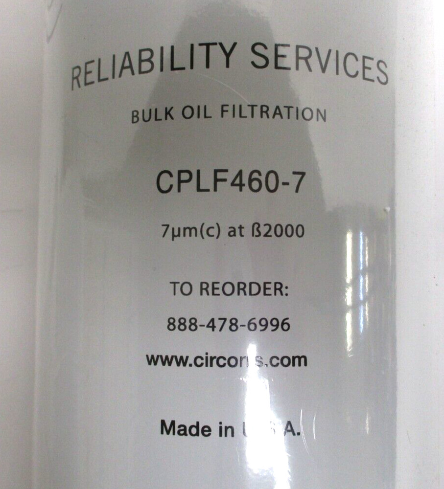 CIRCOR , CPLF460-7 , BULK OIL FILTER , SURPLUS